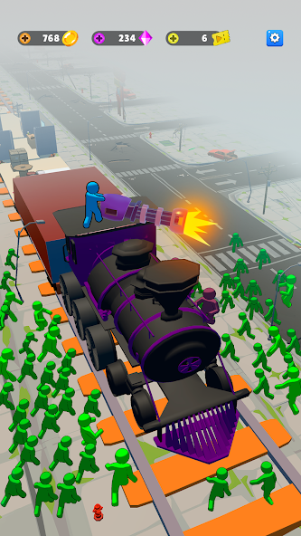 Train Defense: Zombie Game Mod  Screenshot 1
