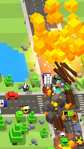 Crossy Crash Traffic Panic Mod  Screenshot 3