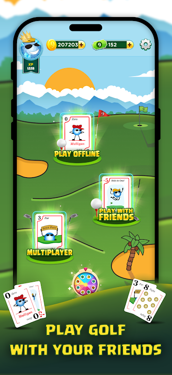 Play Nine: Golf Card Game  Screenshot 1