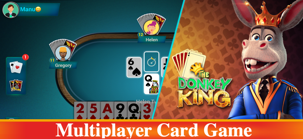 Donkey king: donkey card game  Screenshot 1