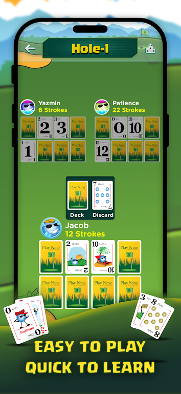 Play Nine: Golf Card Game  Screenshot 2