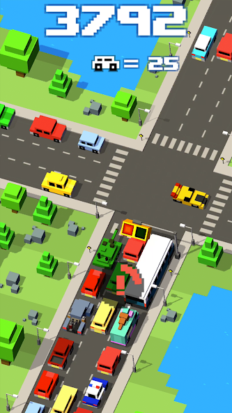 Crossy Crash Traffic Panic Mod  Screenshot 2