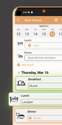 Meal Planner  Screenshot 1