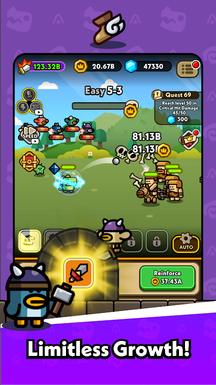 Hero Dino: Idle RPG  Screenshot 3