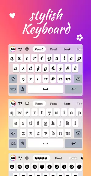 Fonts Keyboard Themes & Emoji  Screenshot 1