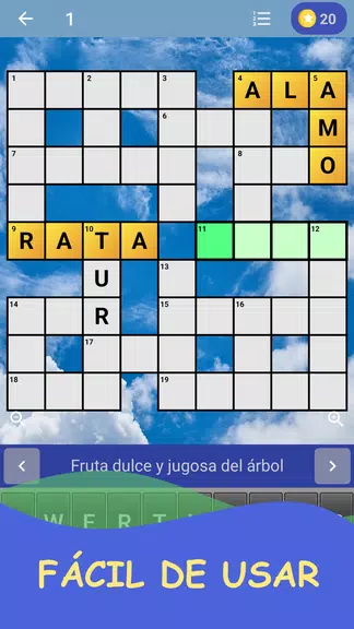 Crucigrama en español  Screenshot 1