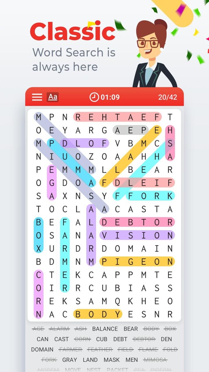 Word Search  Screenshot 1