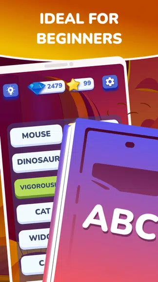 Learn words and play with Momo  Screenshot 1