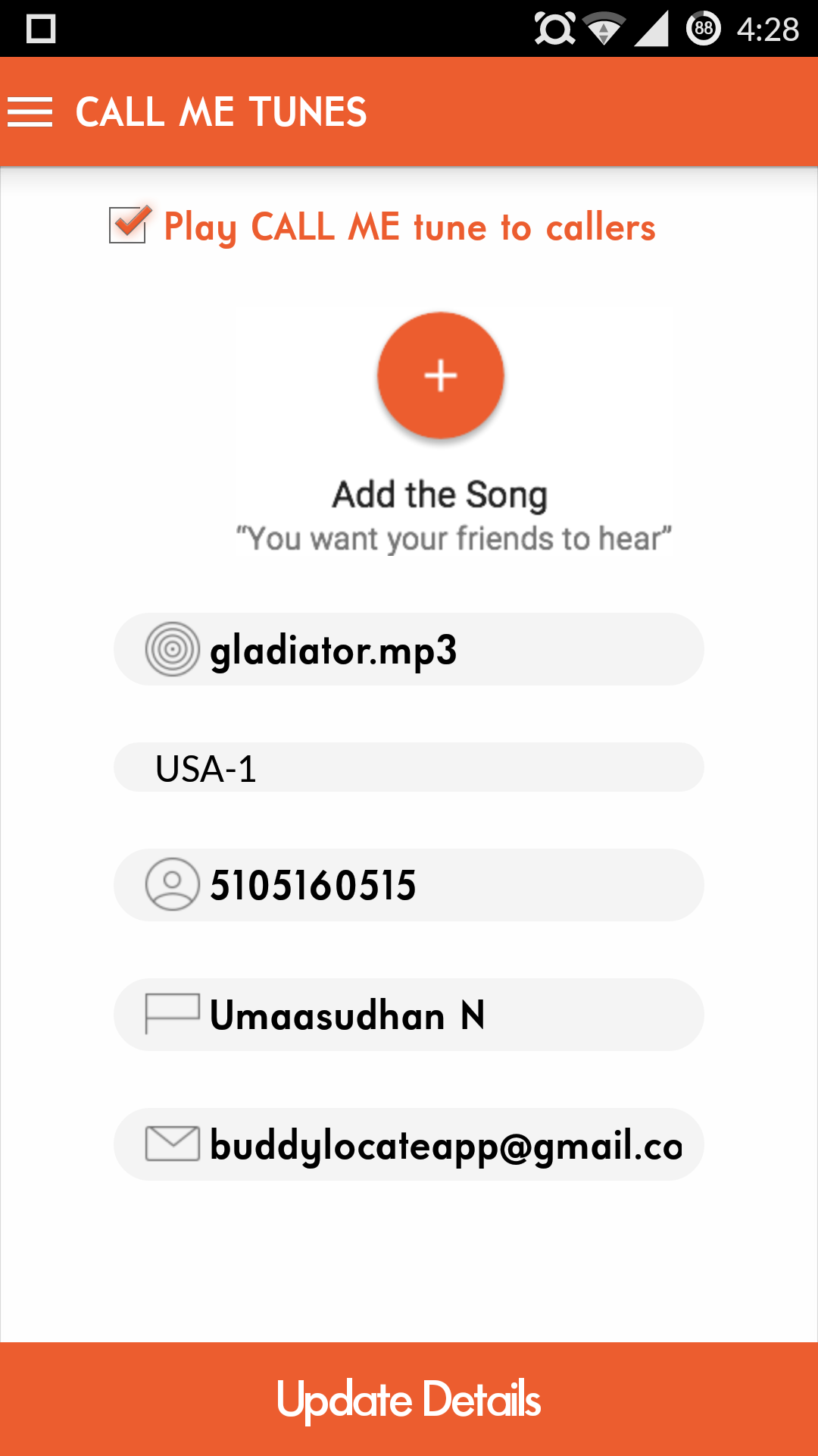 Wring Free Caller Tunes  Screenshot 3
