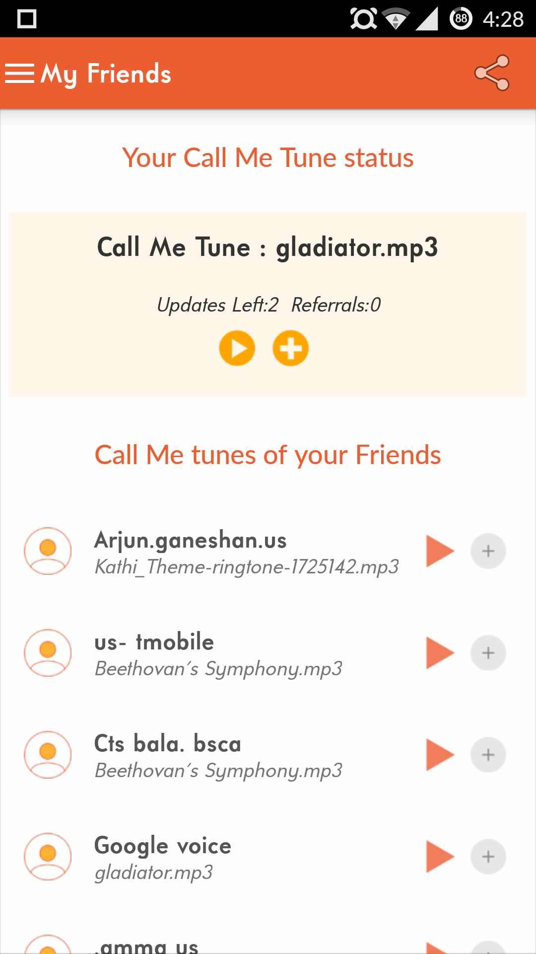 Wring Free Caller Tunes  Screenshot 8