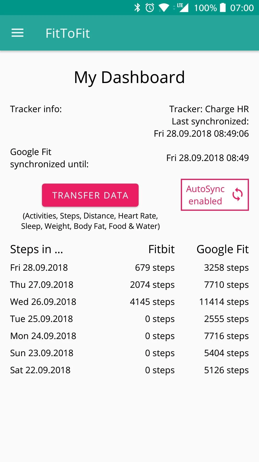 FitToFit  Screenshot 1