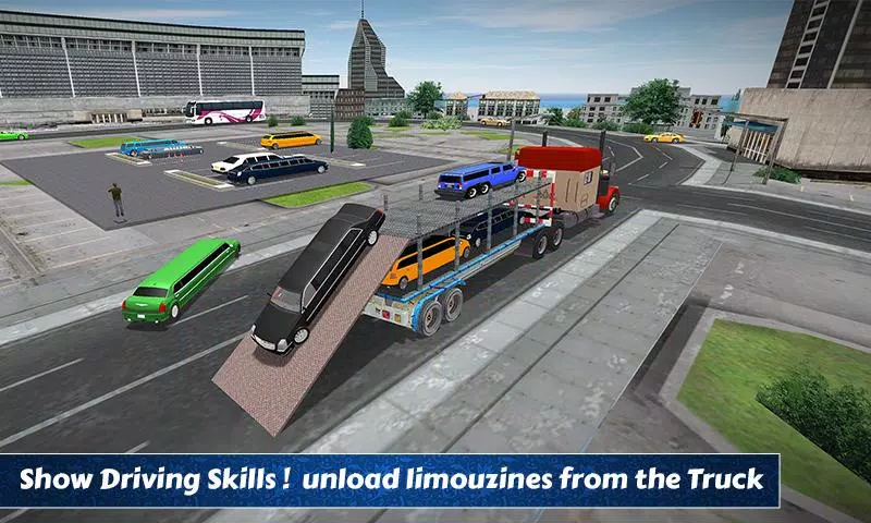 Limo Transporter Trailer Truck  Screenshot 4