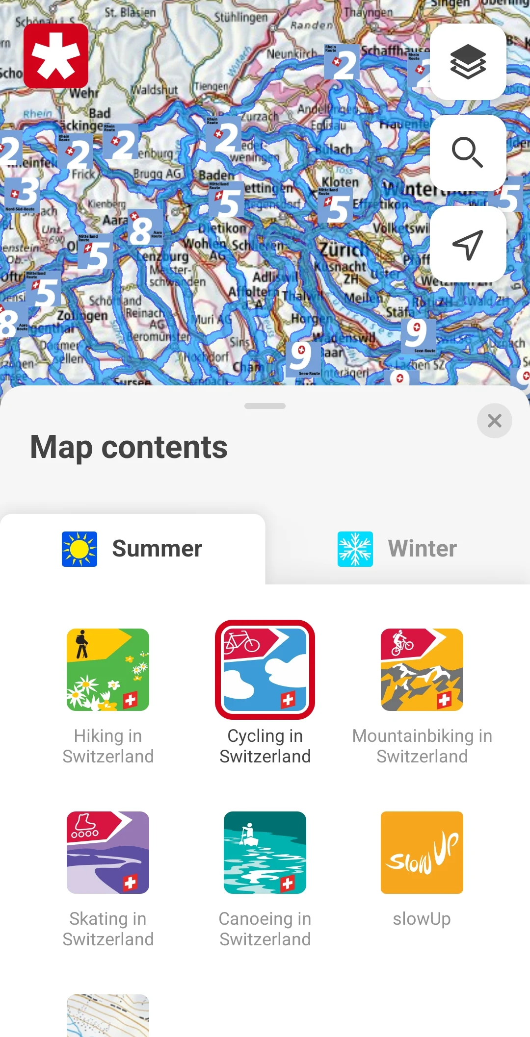 SwitzerlandMobility  Screenshot 3