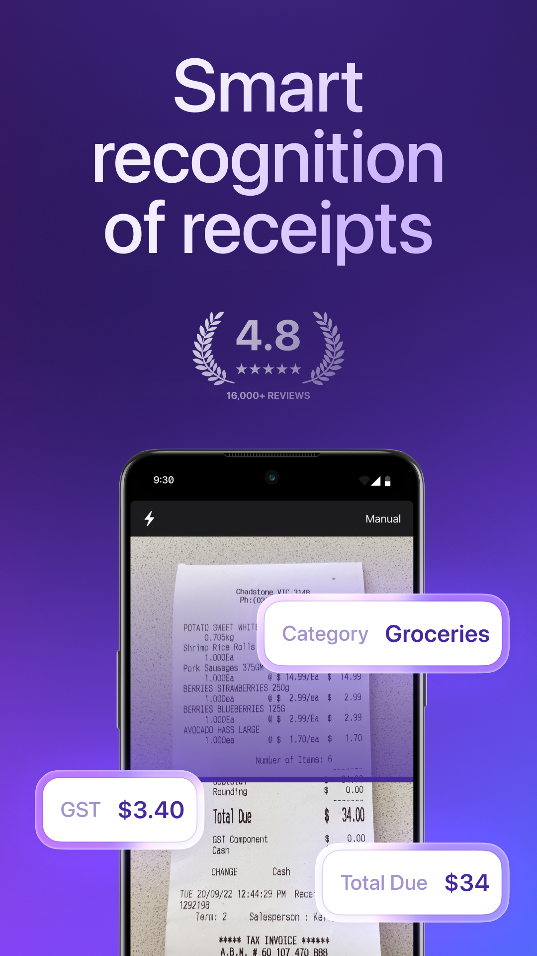 Smart Receipts  Screenshot 1