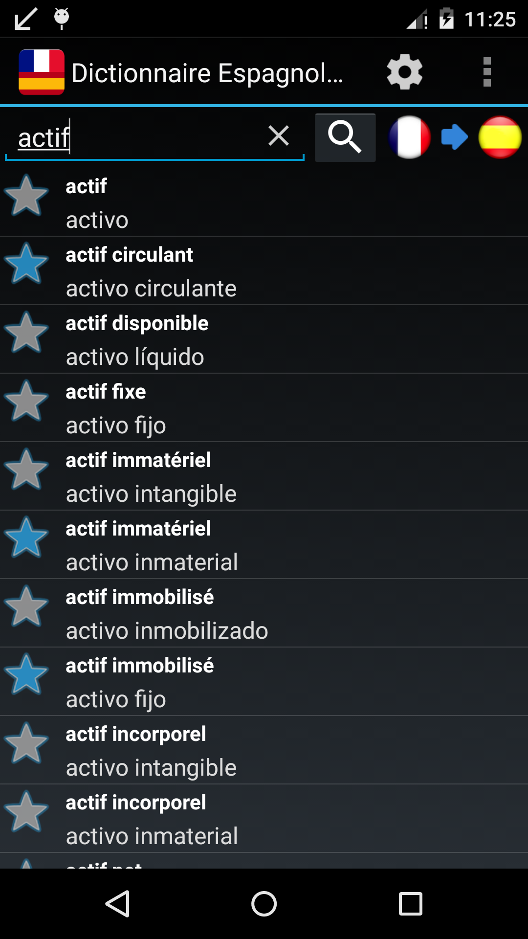 Spanish French Dictionary  Screenshot 4