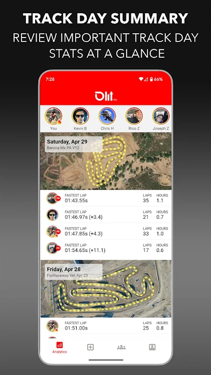 LITPro - GPS Lap Timer  Screenshot 2