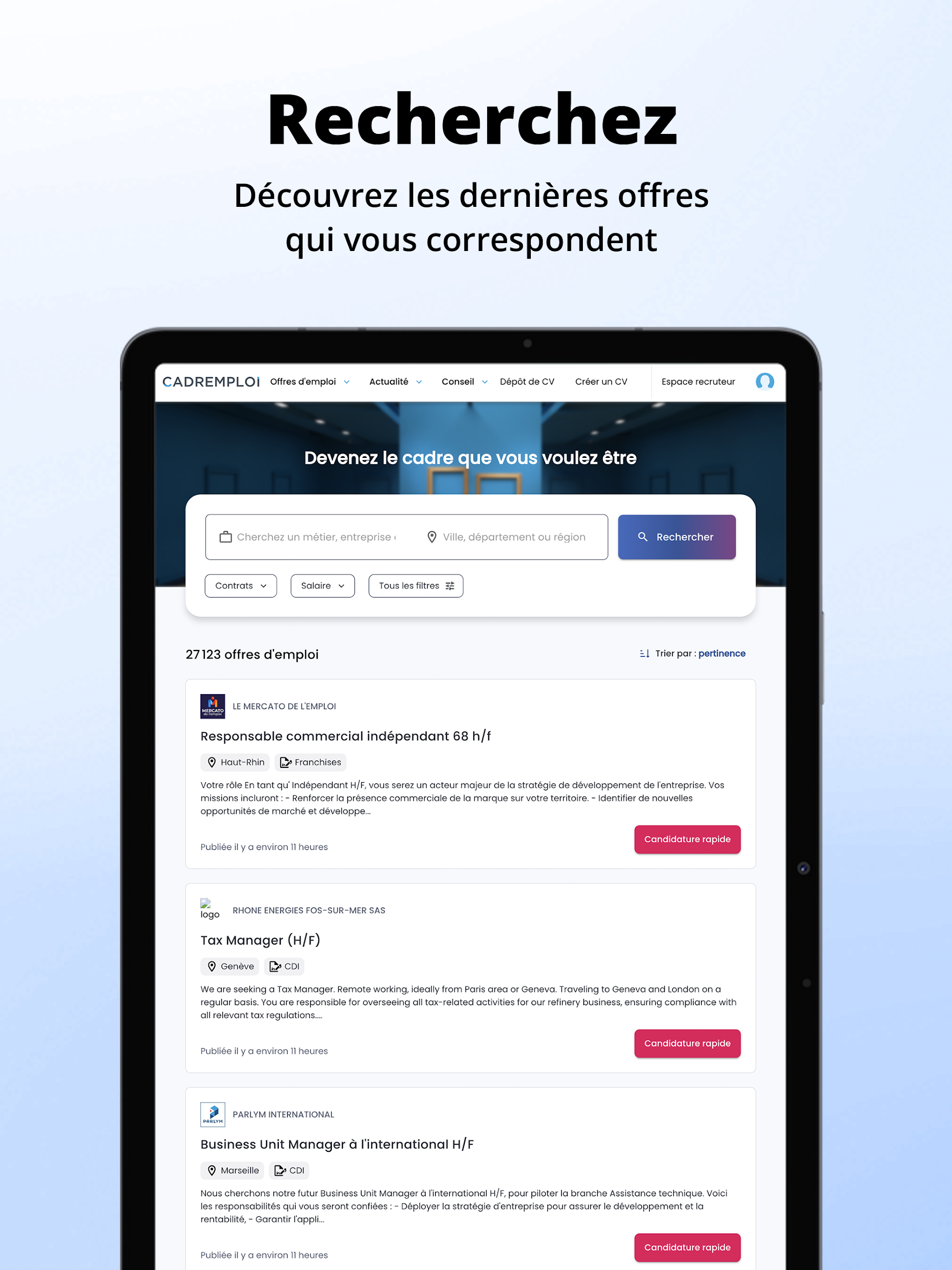 Cadremploi  Screenshot 6
