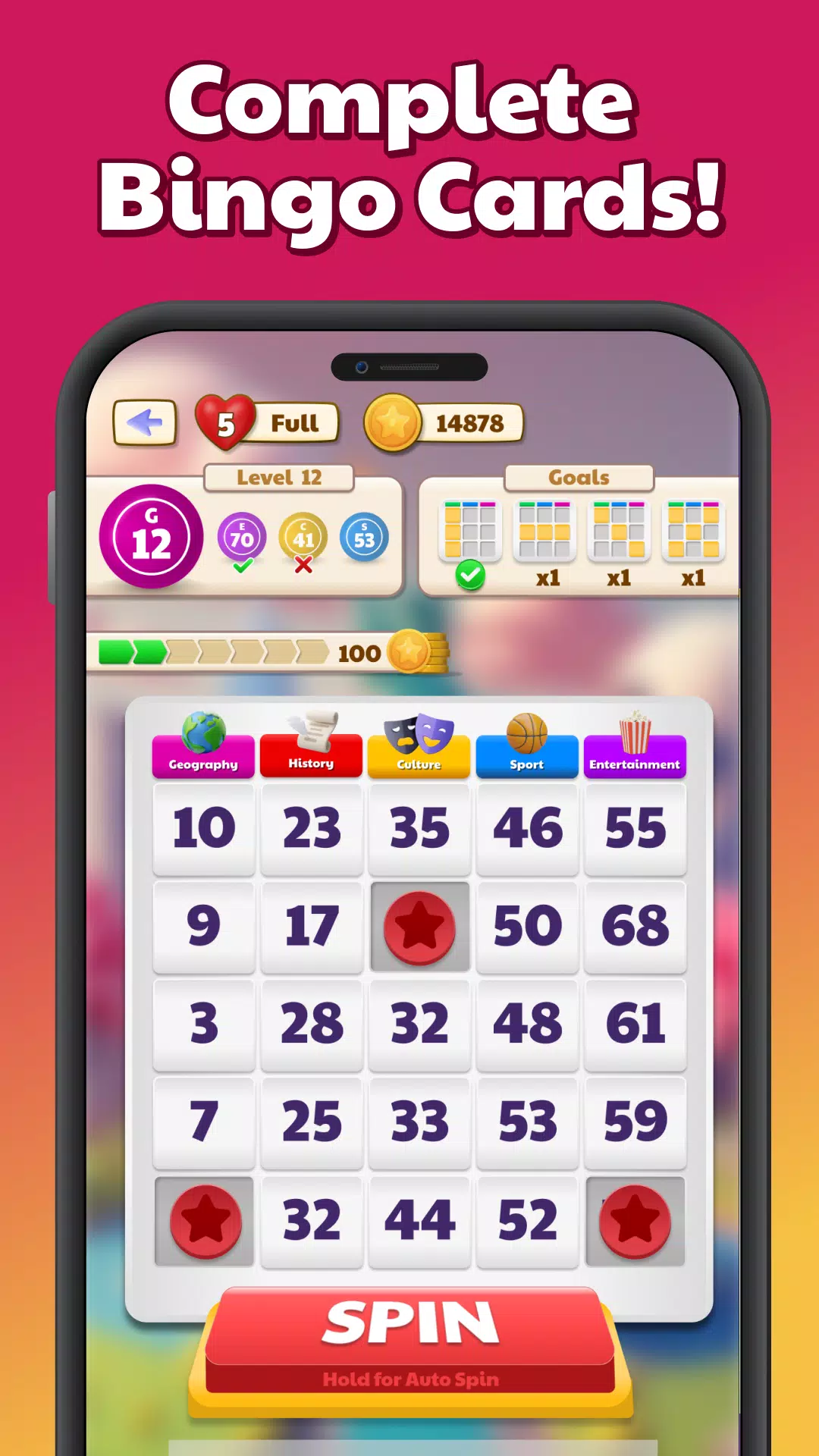 Quiz Bingo World Tour  Screenshot 6