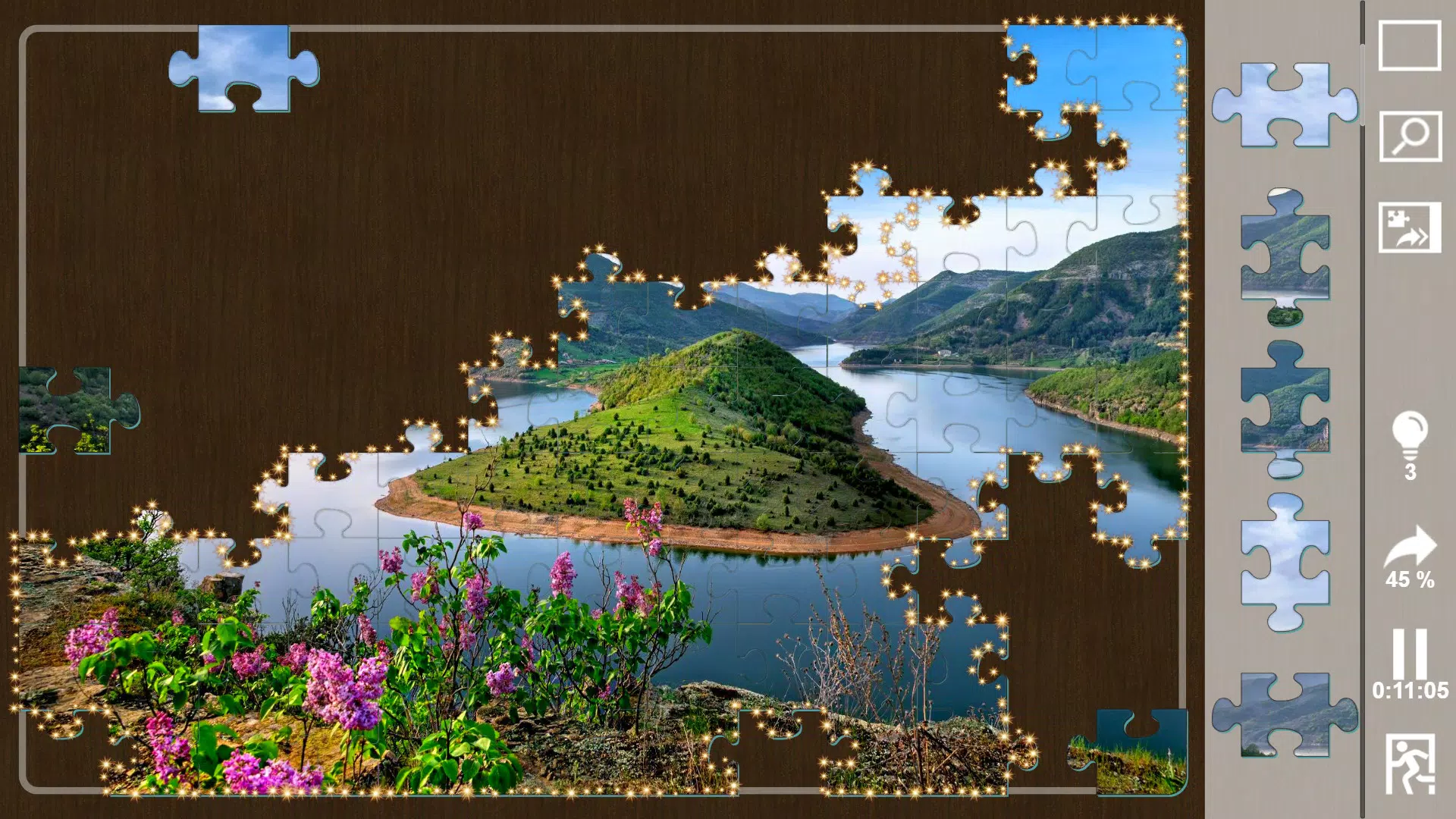 Animated Jigsaw puzzles game  Screenshot 1