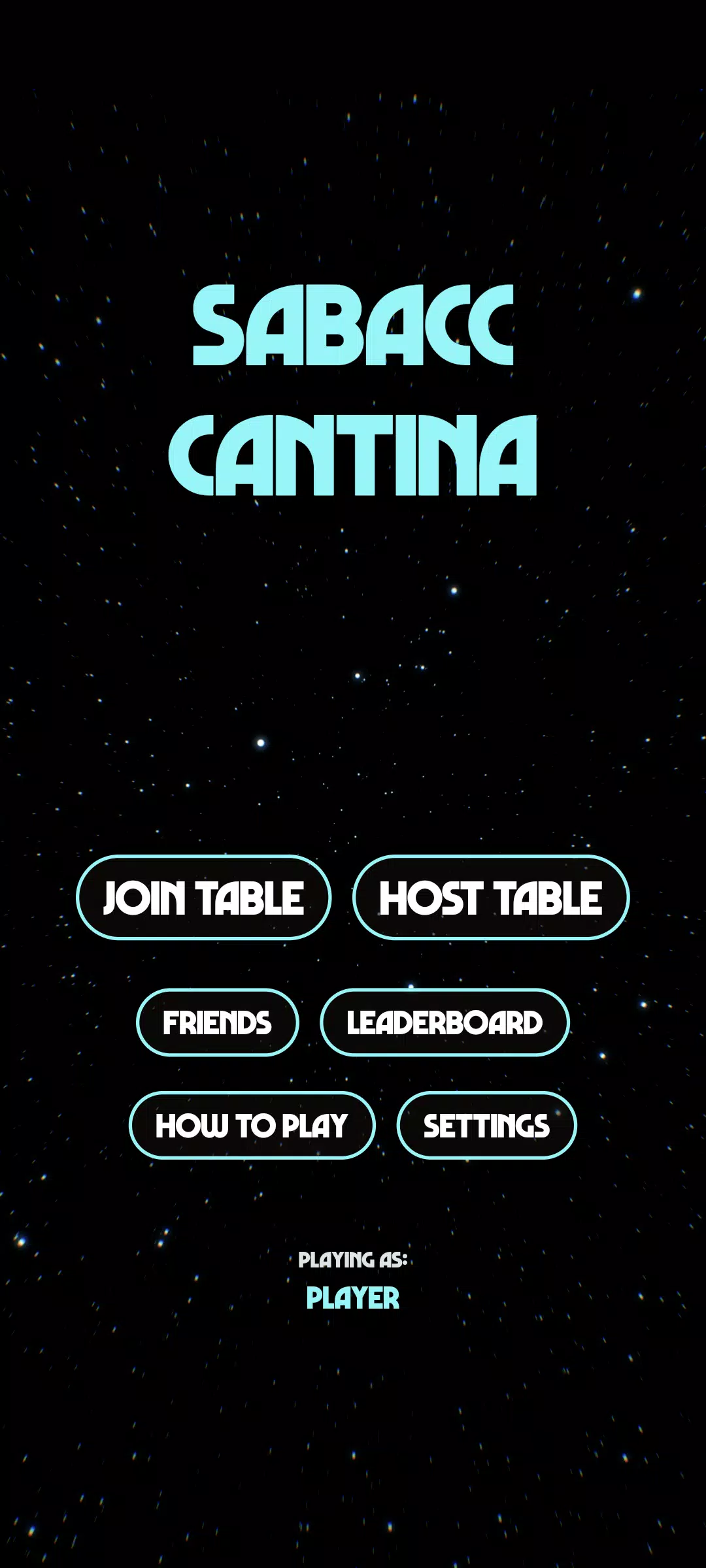Sabacc Cantina  Screenshot 1