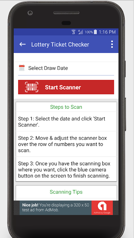 Lottery Ticket Scanner - North Carolina Checker  Screenshot 2