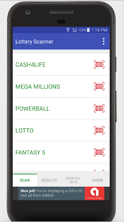 Lottery Ticket Scanner - North Carolina Checker  Screenshot 1