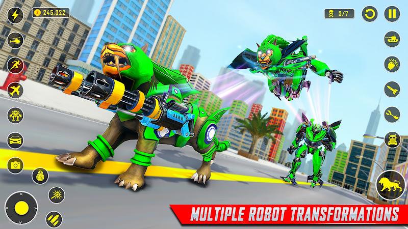 Lion Robot Car Game:Robot Game  Screenshot 6