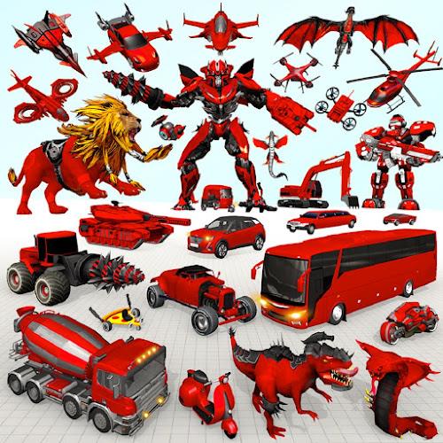 Lion Robot Car Game:Robot Game  Screenshot 17