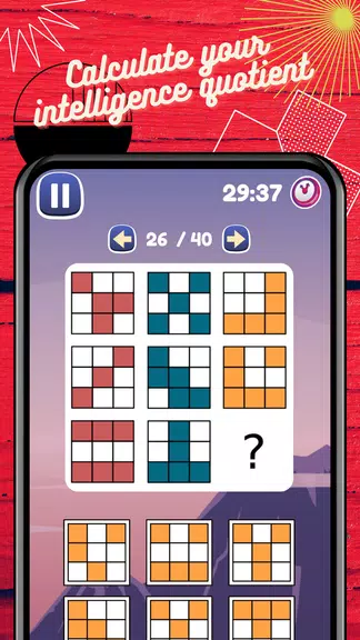 IQ Test: Logic brain training  Screenshot 1