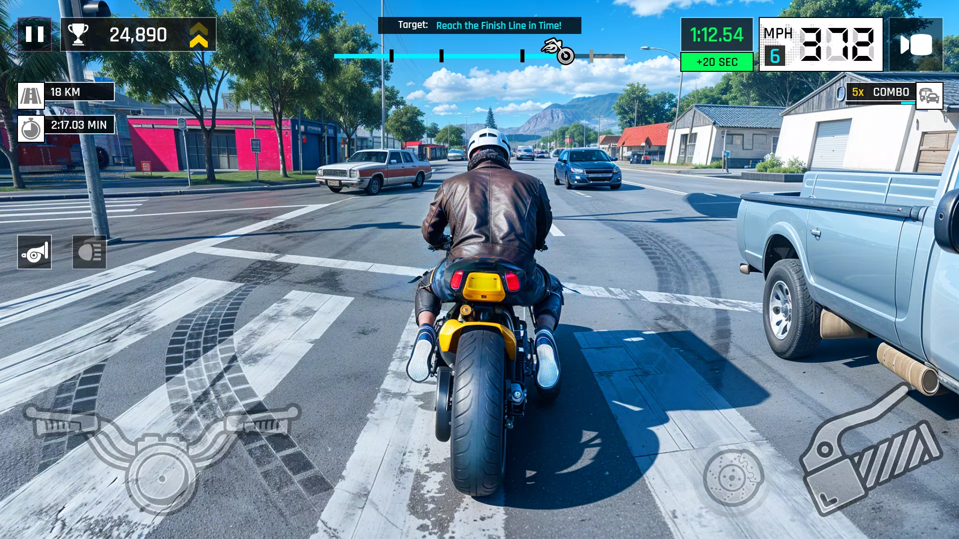 Real Traffic Bike Driving Game  Screenshot 8