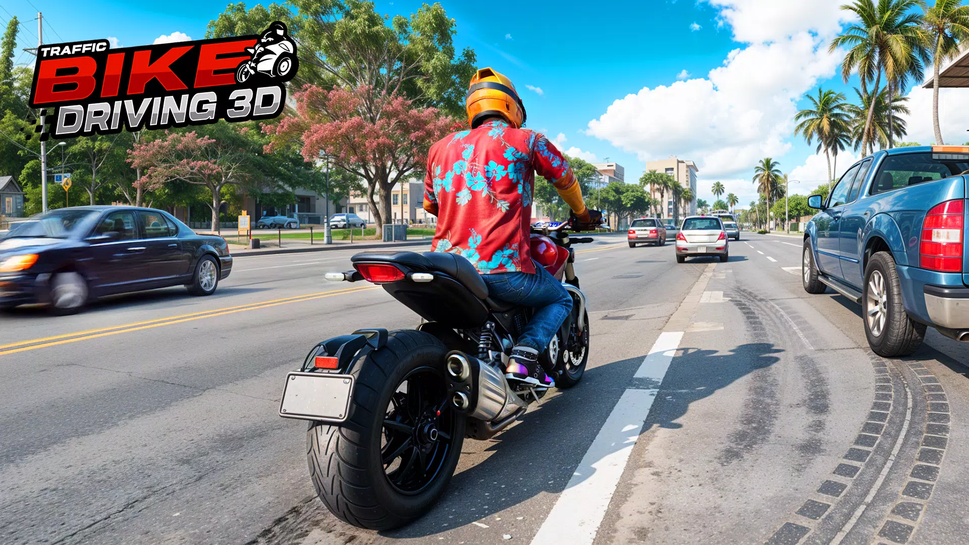 Real Traffic Bike Driving Game  Screenshot 5