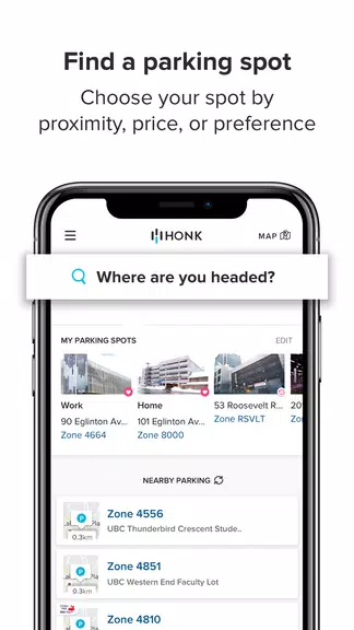 HonkMobile  Screenshot 1