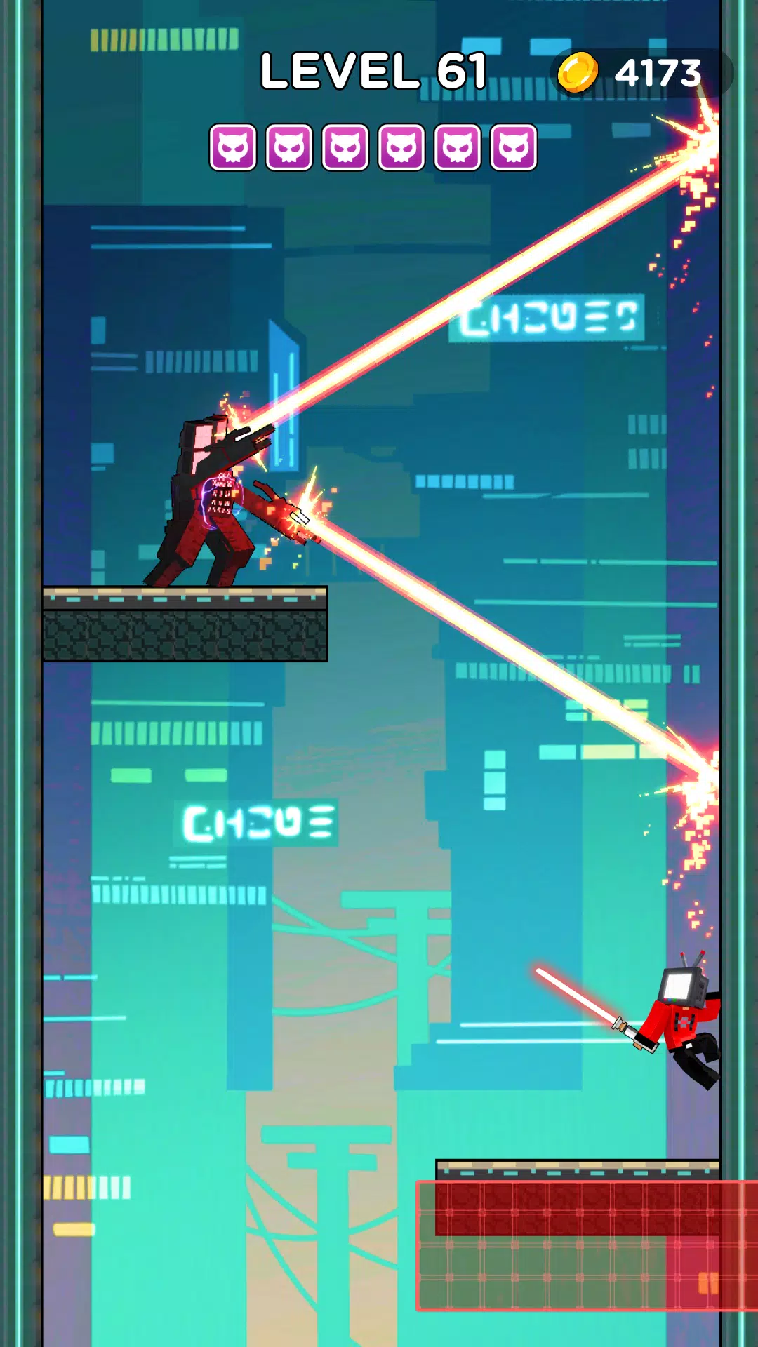 Mr Blade Hero: Teleport Master  Screenshot 1