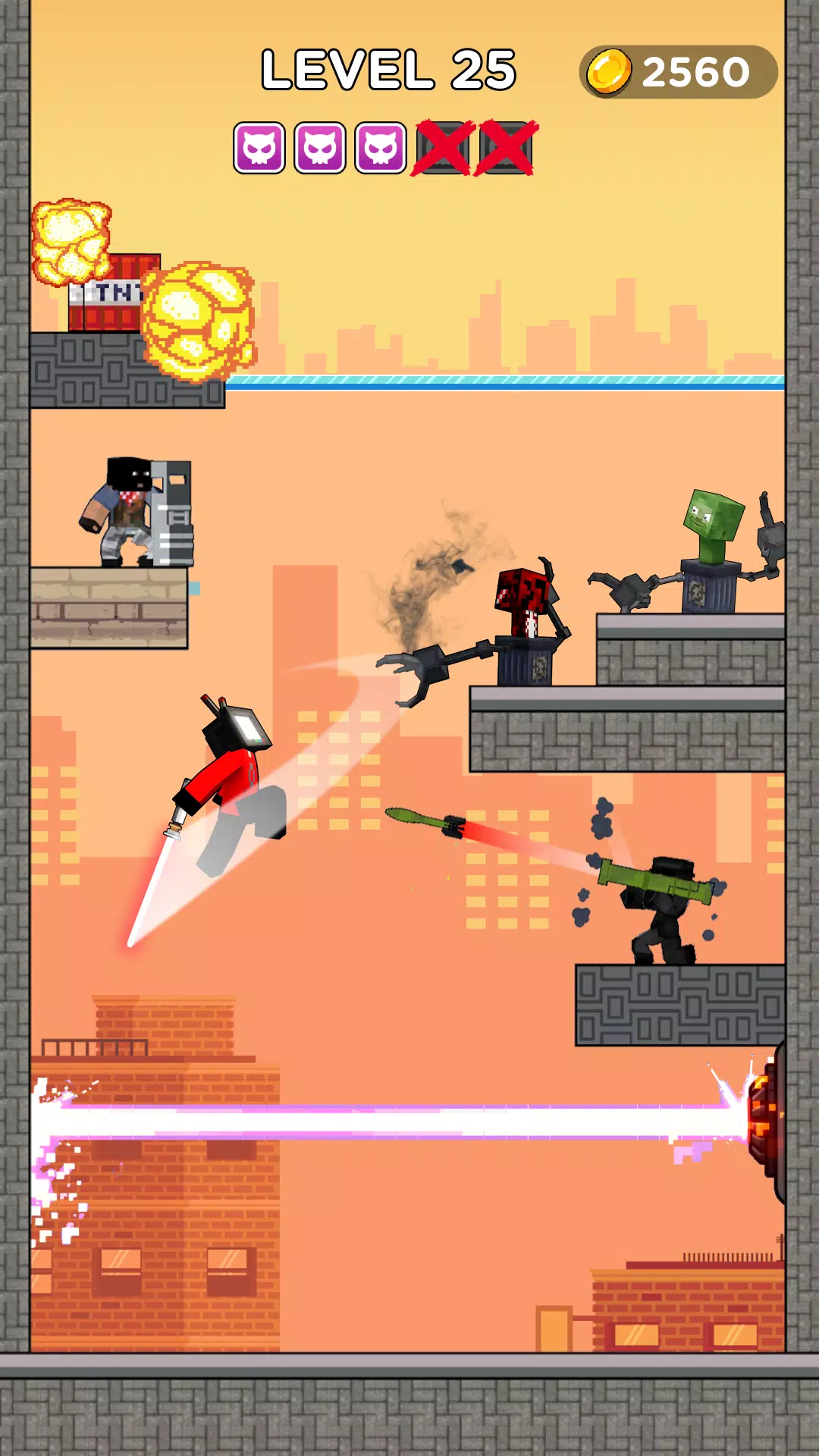 Mr Blade Hero: Teleport Master  Screenshot 3