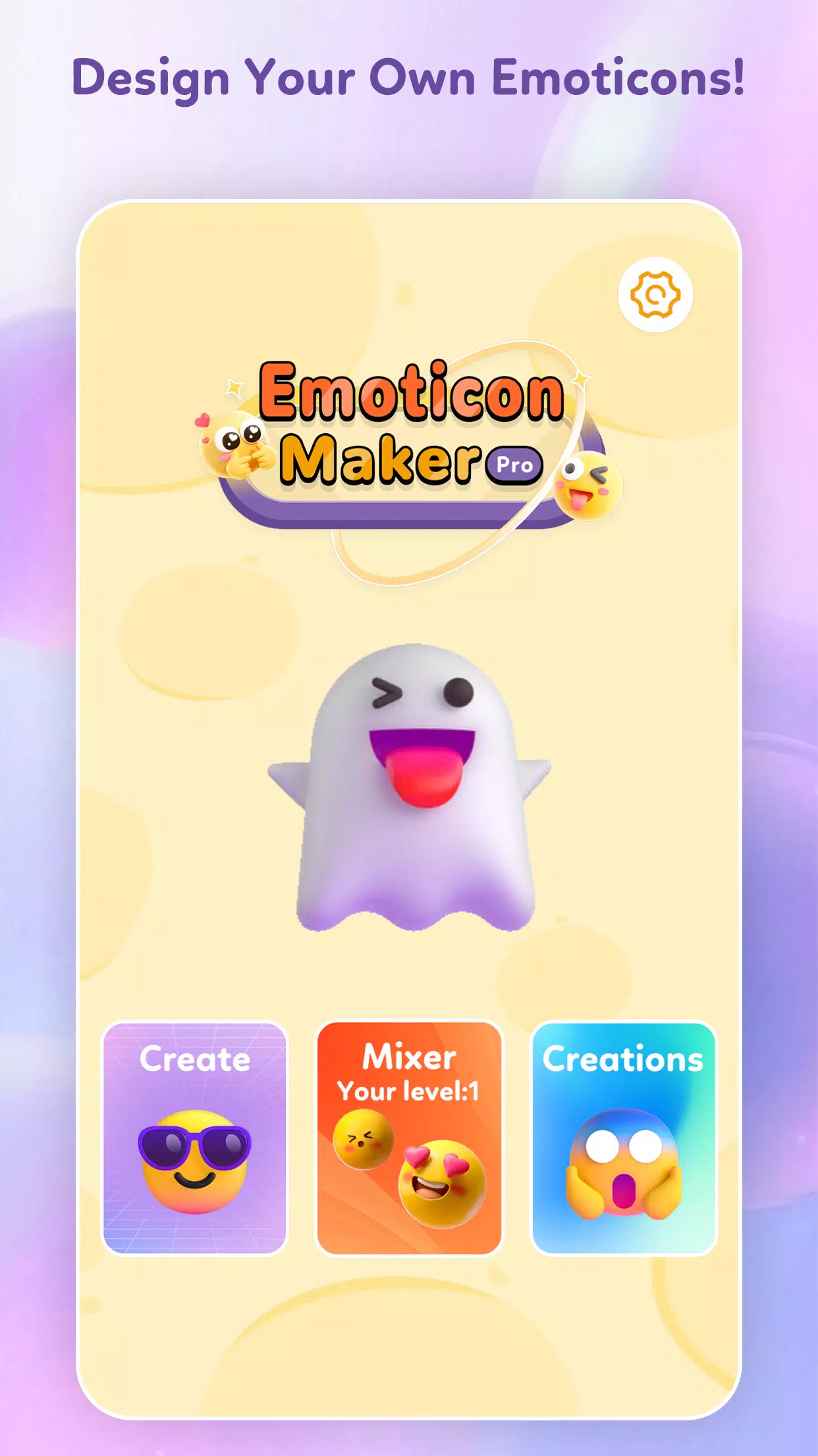 Emoticon Maker Launcher  Screenshot 1