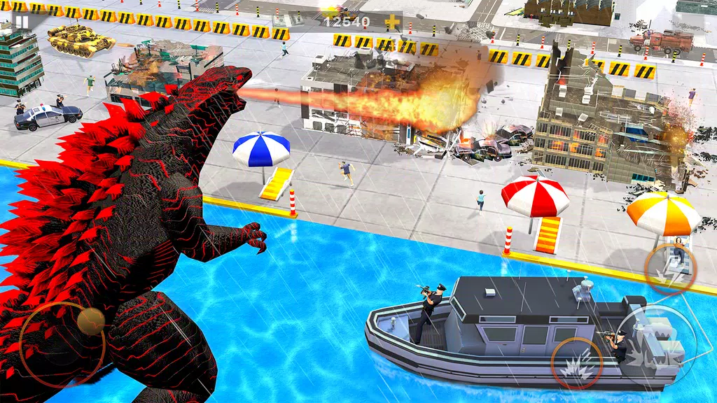 Monster Dinosaur Rampage Game  Screenshot 3