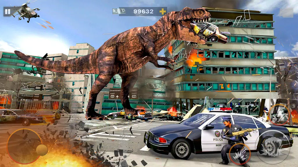 Monster Dinosaur Rampage Game  Screenshot 4