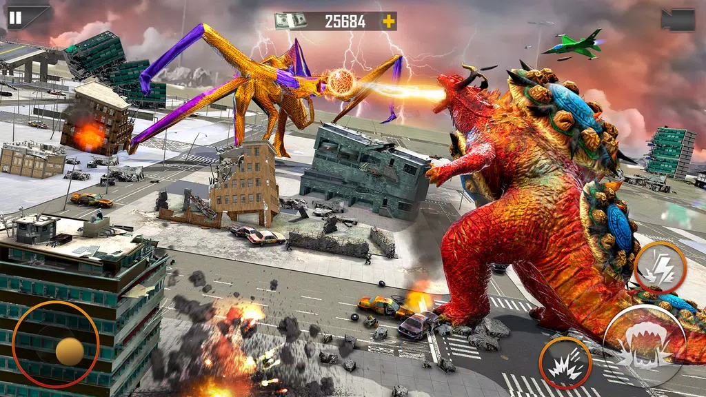 Monster Dinosaur Rampage Game  Screenshot 2