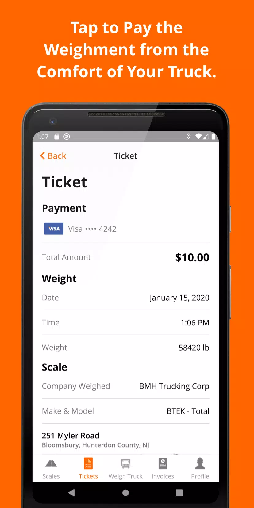 MyTruckScales  Screenshot 4