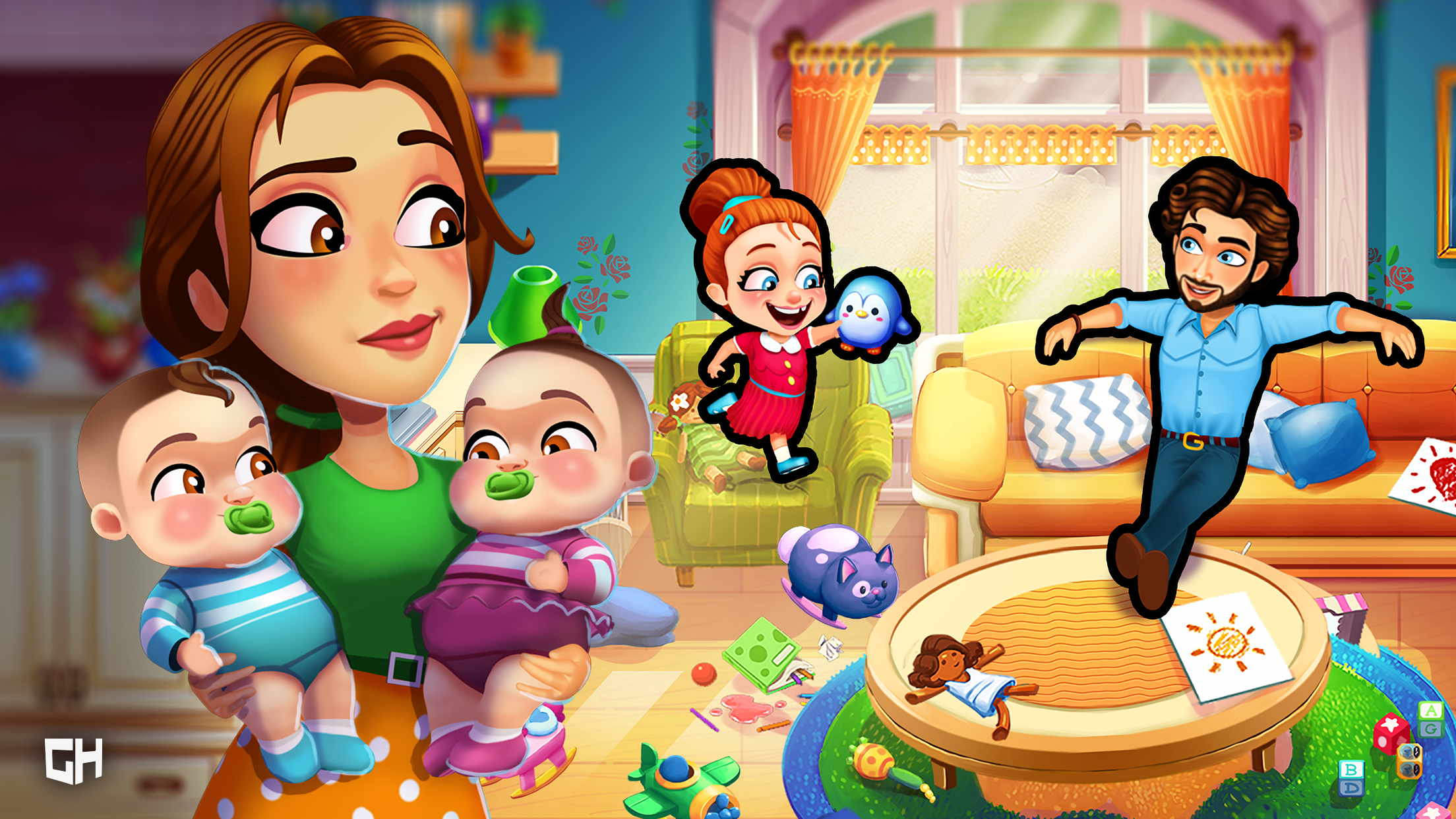 Delicious - Moms vs Dads  Screenshot 1