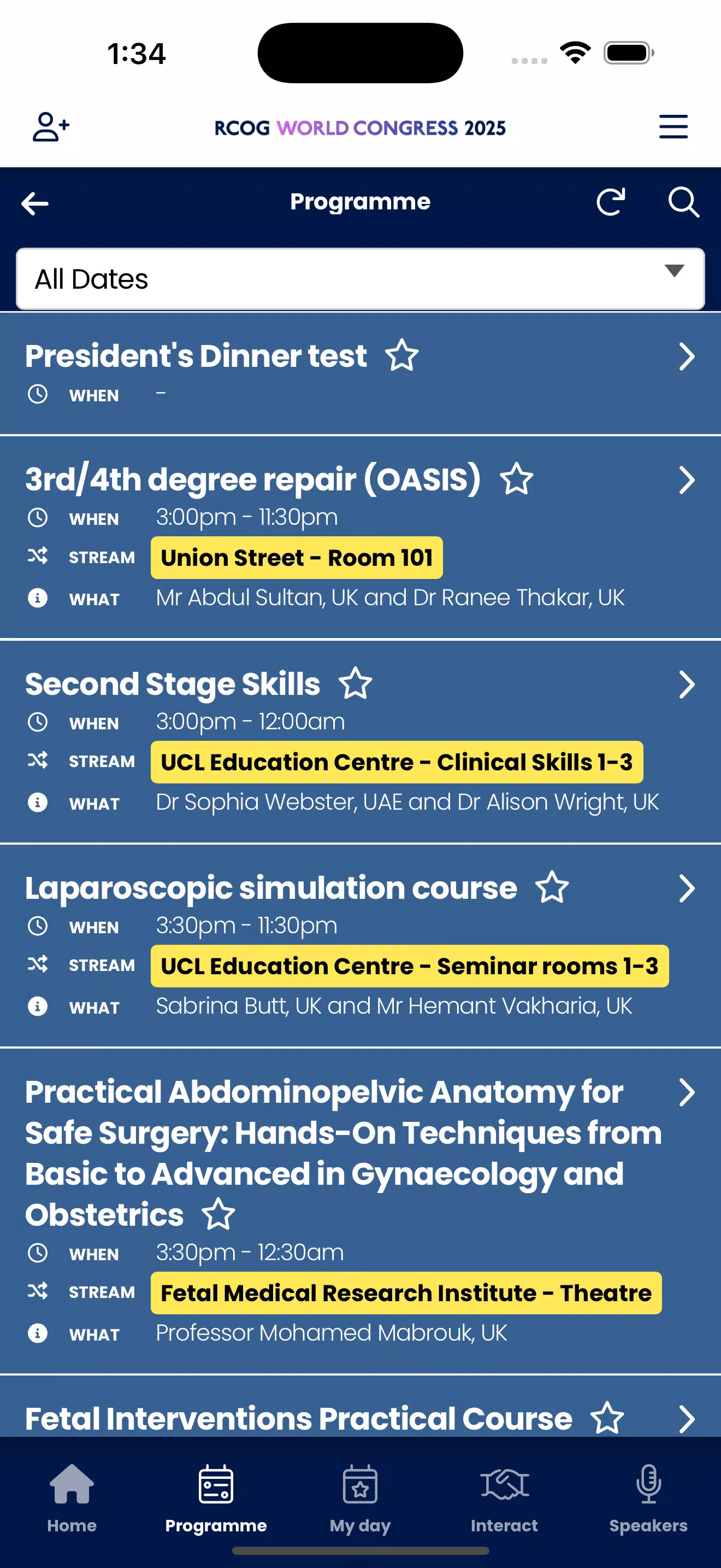 RCOG 2025  Screenshot 2