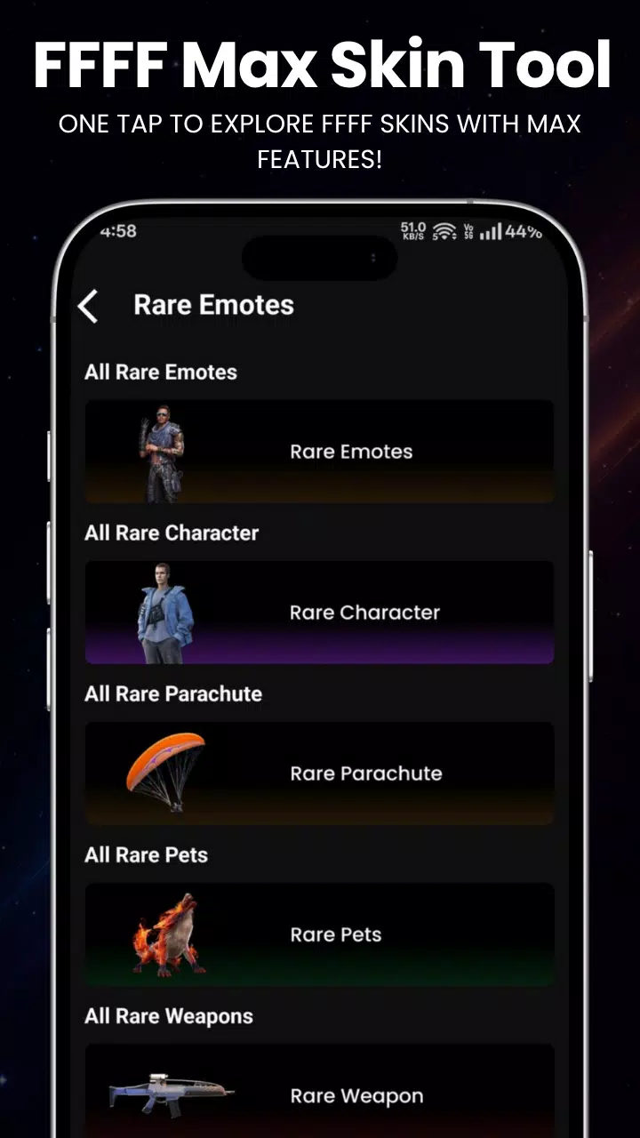 FFFF max Skin Tools & Diamonds  Screenshot 5