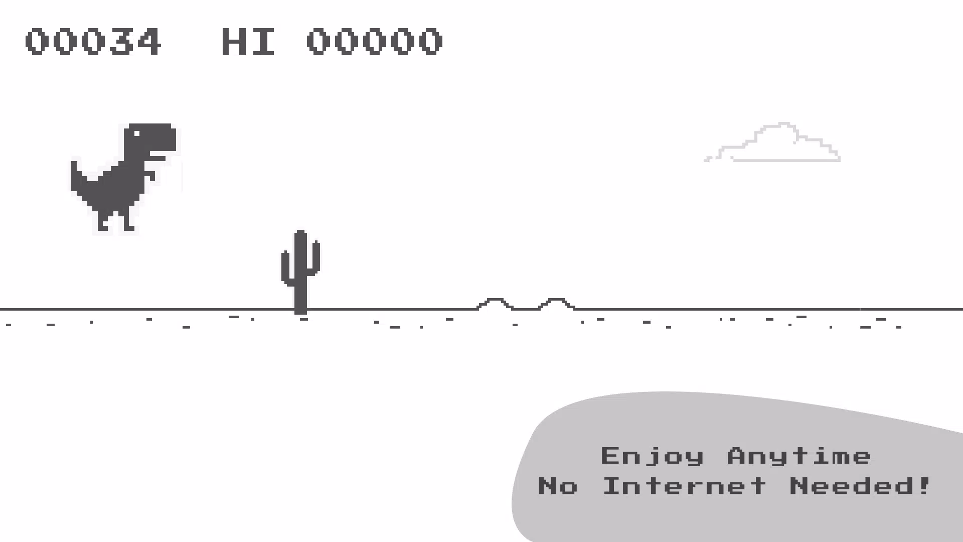 Dinosaur: browser no wifi game  Screenshot 4