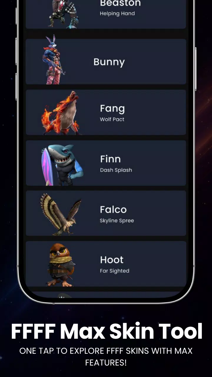 FFFF max Skin Tools & Diamonds  Screenshot 6