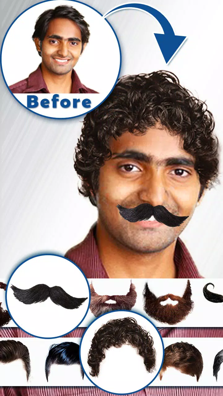Men Hairstyle and Beard Studio  Screenshot 4