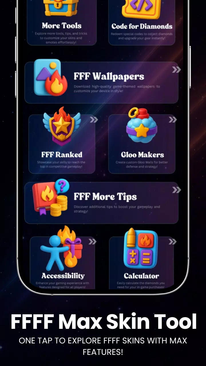 FFFF max Skin Tools & Diamonds  Screenshot 4