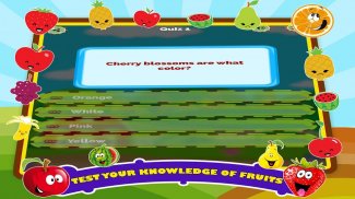 Fruit Learn Alphabet Games - Learning Fruits Name  Screenshot 1