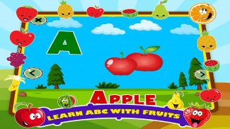 Fruit Learn Alphabet Games - Learning Fruits Name  Screenshot 2