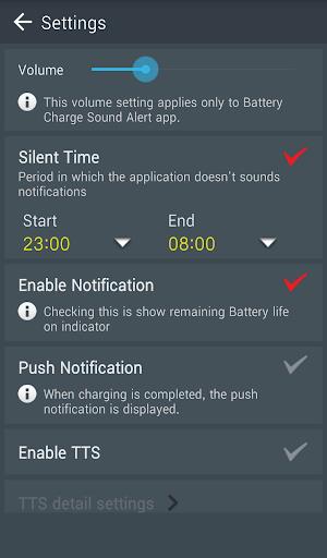 Battery charge sound alert  Screenshot 4