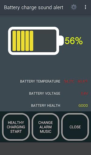 Battery charge sound alert  Screenshot 1